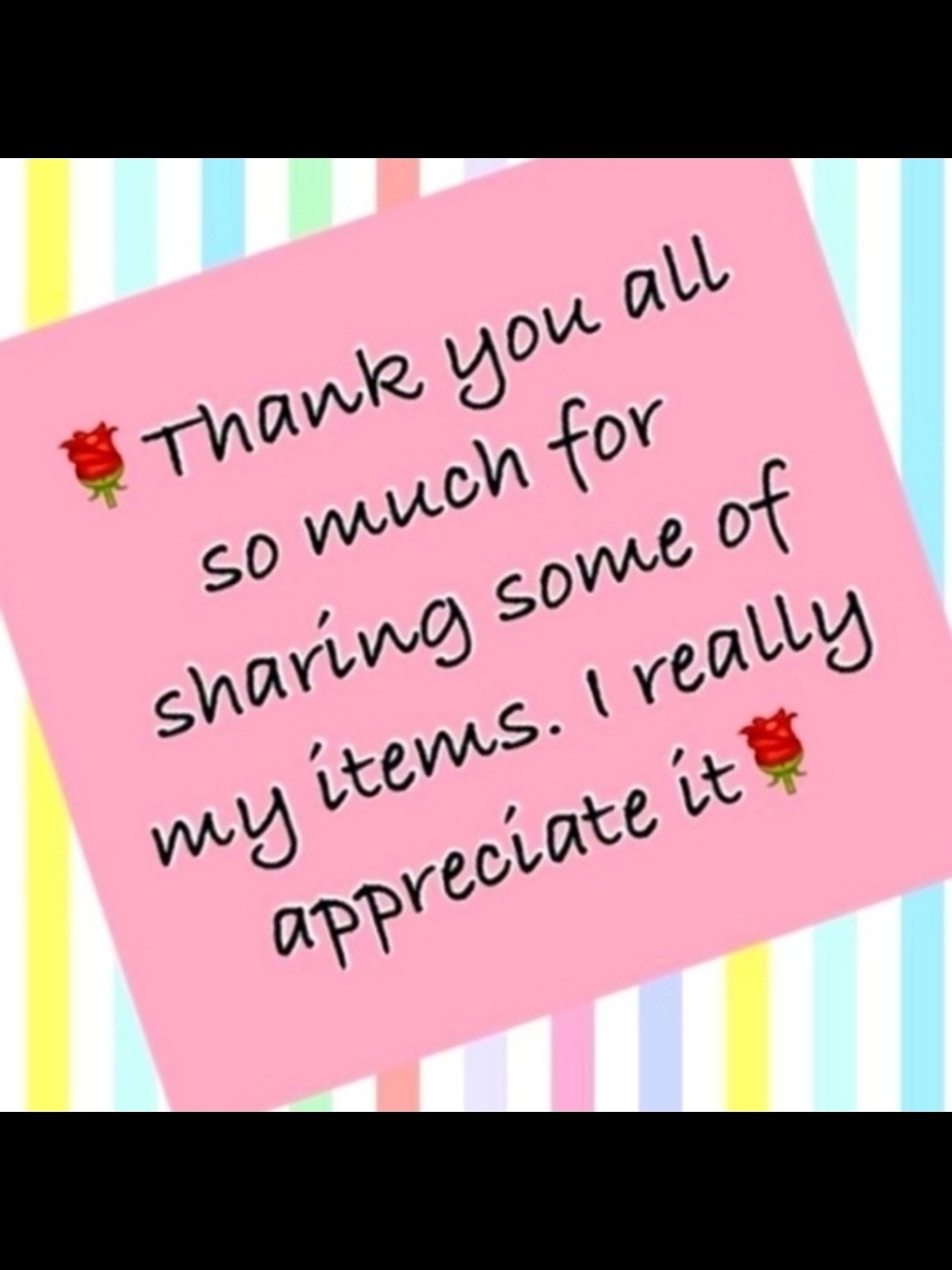 Thank You!! ❤️😊 *NOT FOR SALE*